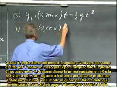 MIT Meccanica Classica - Cinematica 3D - Caduta Libera [Sub-Ita] 1/6