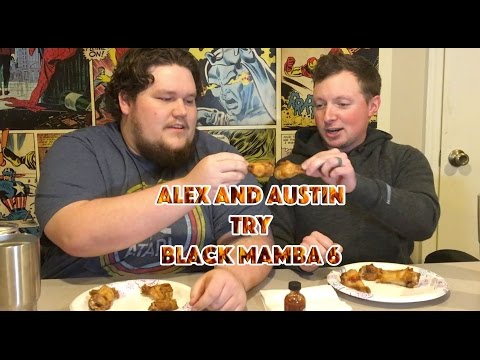 Alex and Austin Try Black Mamba 6 Hot Sauce