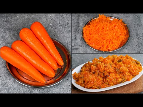 Gajar Ka Halwa | Homemade Carrot Halwa Recipe | Indian Dessert Recipe | Easy Gajar Ka Halwa Recipe