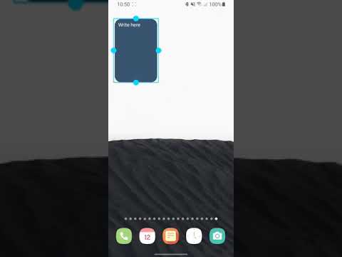 Easy Sticky Note Widget Video