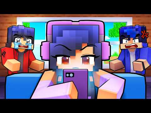 Ignoring My CRUSH for 24 HOURS in Minecraft!