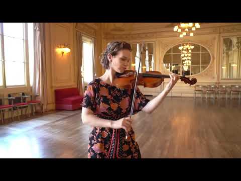 Hilary Hahn performs Gigue from Bach's Partita No. 3