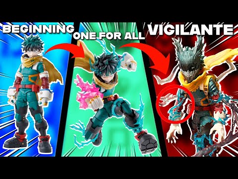 HOW TO UPGRADE YOUR MHA IZUKU MIDORIYA FIGURE TO VIGILANTE DEKU!! My Hero Academia Vigilante Kit