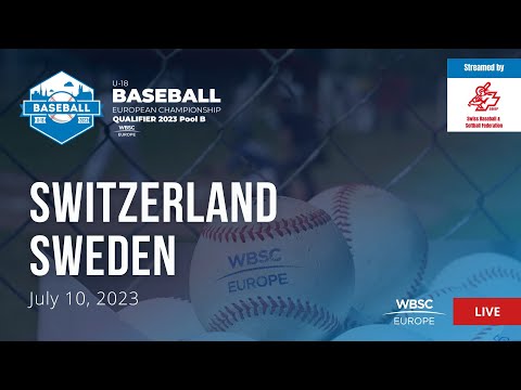 2 U-18 Baseball European Championship Qualifier SUI: Switzerland VS Sweden