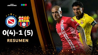 ARGENTINOS JRS. 0 (4) BARCELONA 1 (5): ELIMINACIÓN DEL BICHO EN LA PATERNAL - LIBERTADORES 2026
