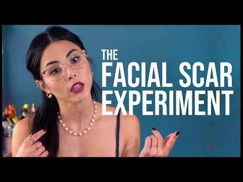 臉部疤痕實驗：別人眼中的我們 vs. 我們眼中的自己 (The Facial Scar Experiment: others see us how we see ourselves)