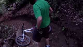 preview picture of video 'Downhill Mountain Biking in the Santa Cruz Mountains'