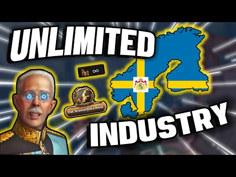 This Minor Nation Has An INSANE INDUSTRY! - Monarchist Sweden in Hoi4