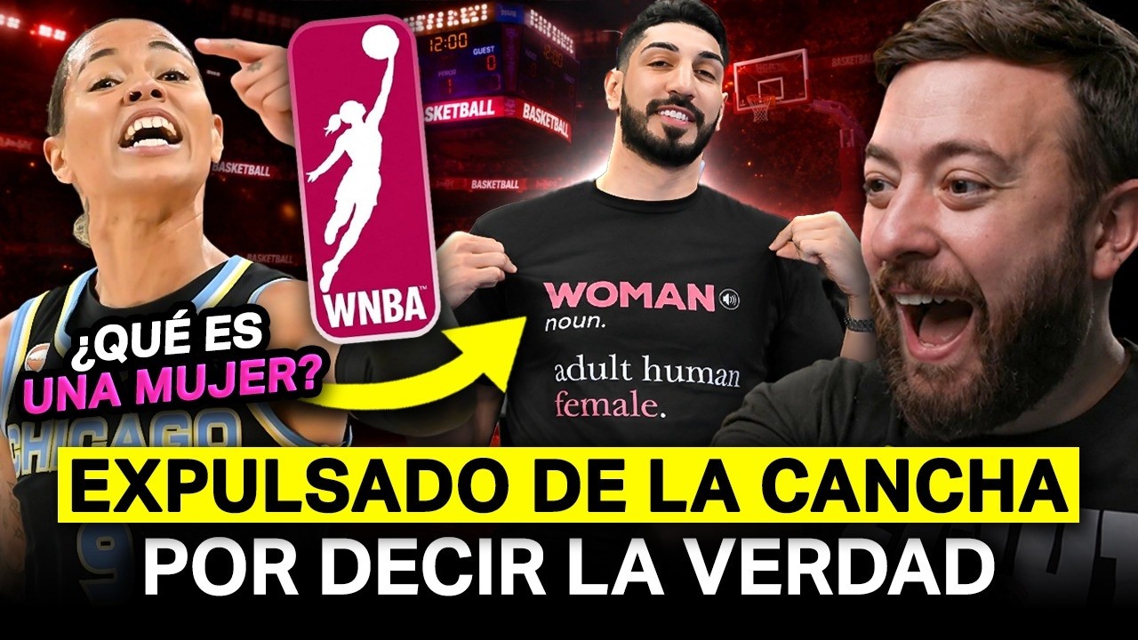 🚨 Expulsan a un jugador de la NBA, Enes Kanter Freedom, por decir QUÉ ES UNA MUJER | Agustín Laje