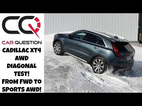 Cadillac XT4 AWD Diagonal Test | All mode tested: From FWD to SPORTS AWD!