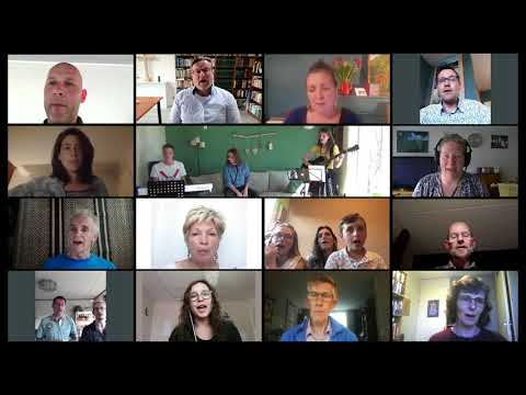 Virtuele samenzang "Omdat Hij leeft" Pasen dienst 2020 W.E.G.