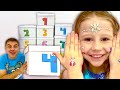 Nastya and dad are learning the Alphabet and Numbers | Educational Videos for Toddlers Nastya and dad are learning the Alphabet and Numbers | Educational Videos for Toddlers