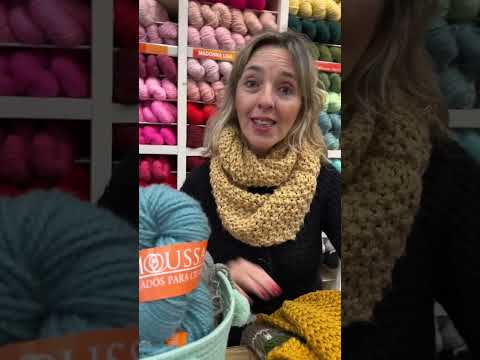 HILADO MADONNA🧶 Un hilado ideal para el invierno 🧡 Sólo en Moussa Lanas