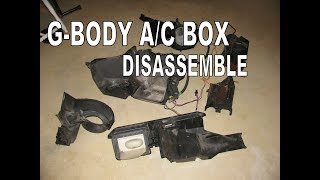 G-Body AC Box Disassemble!!! 1987 Olds 442: Video 35