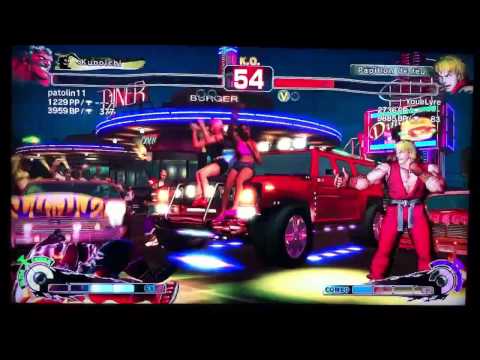 SSF4 AE: YoueLyre (Ken) vs Patolin11 (Hakan) - Ranked Match