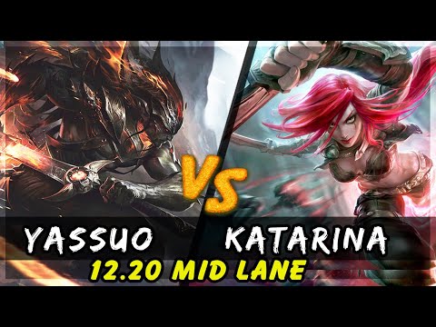 YASSUO - Yasuo vs Katarina MID Patch 12.20 - Yasuo Gameplay