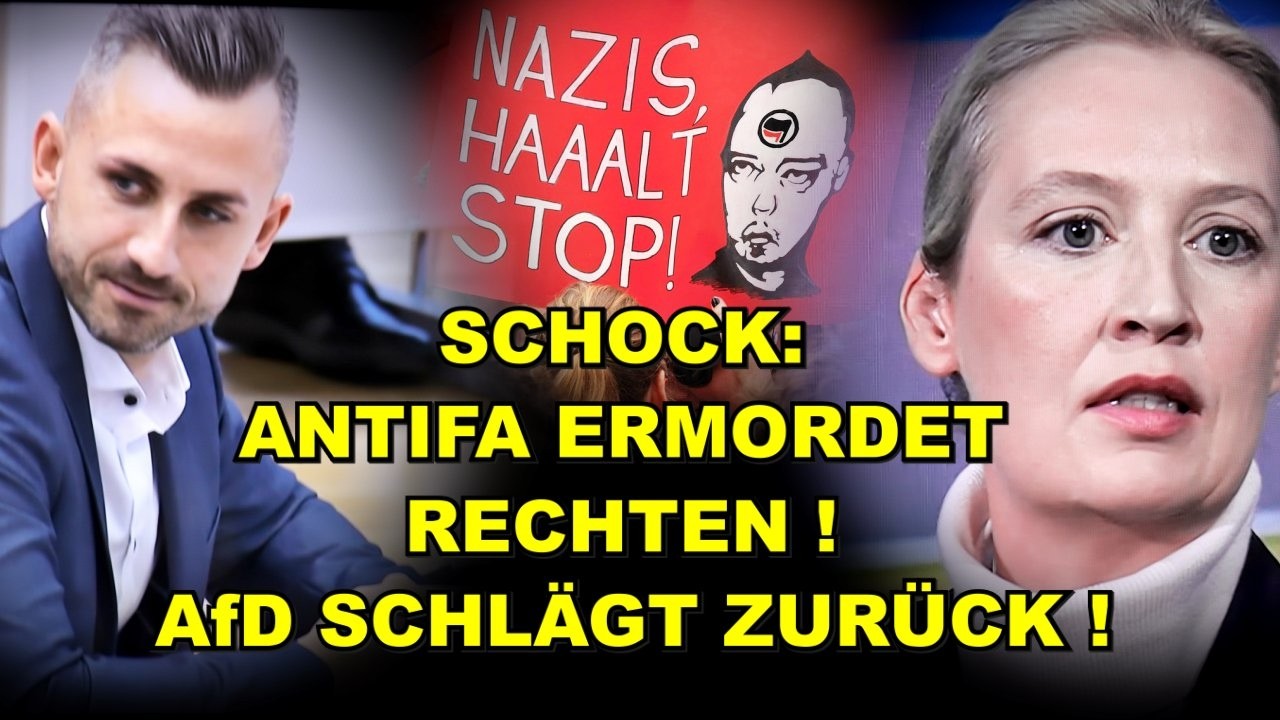 ANTIFA ERMORDET Rechten! AfD KONTERT!