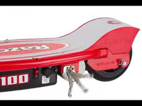Razor e100 electric scooter review razor e electric scooter unboxing