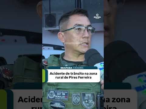 Ac1dente em Pires Ferreira #ceará; condutor de veículo é preso. #youtube #notícias #shortvideo #news