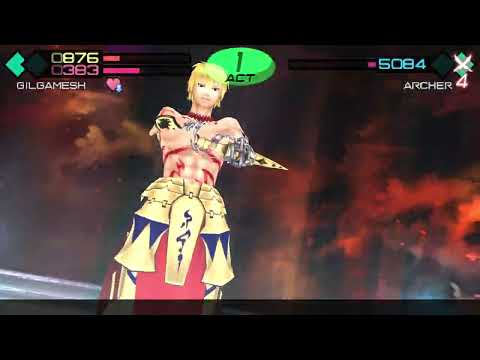 Fate/Extra CCC (English Patch) Gilgamesh Skill Exhibition