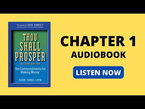 Thou Shall Prosper: Ten Commandments for Making Money by Rabbi Daniel Lapin