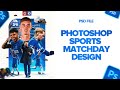 Matchday Poster - Chelsea vs Brentford Photoshop Speedart