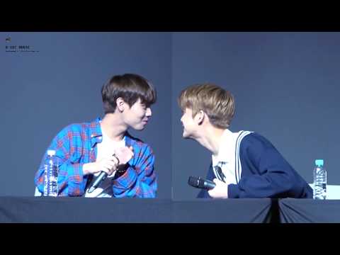 170903 Wanna One 워너원 하이터치회 박지훈 배진영 직캠 - 비트박스