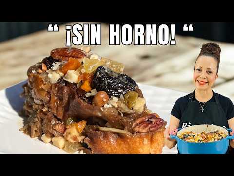 CAPIROTADA de Olla SIN HORNO | Truco para que No se Pegue