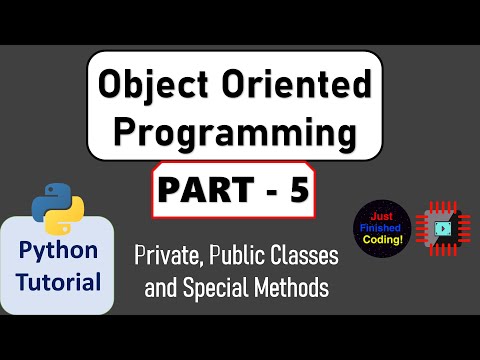 Object Oriented Programming Part 5 Classes And Objects Oop Python Tutorial