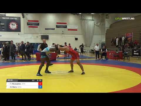 Men's Freestyle 86 RR Rnd 3 - Takahiro Murayama (Japa) vs. Richard Perry (NYAC)