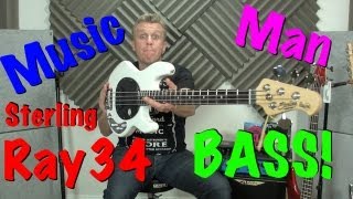 Video thumbnail for Music Man Sting Ray Sterling Ray 34 Demo/Review by Paul Annis