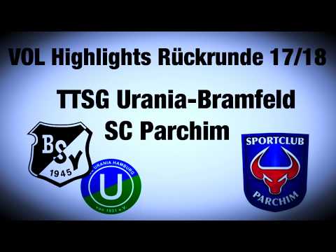 Tischtennis Verbandsoberliga Nord TTSG Urania-Bramfeld - SC Parchim, 11.02.2018