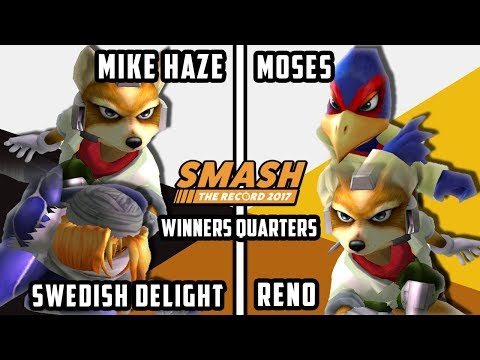 STR 2017 Melee Doubles - Mike Haze & Swedish Delight Vs. Moses & Reno - SSBM WQ