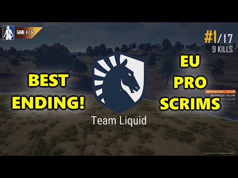 Team Liquid Jeemzz, ibiza, mxey & Clib - BEST ENDING! - EU PRO SCRIMS - PUBG