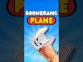 World S Best Boomerang Plane Tutorial ️ Shorts Craft Paperplane Boomerangplane Paper Origami
