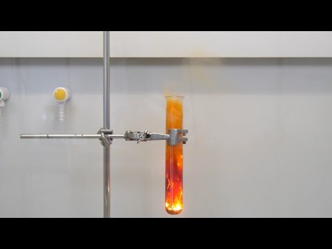 Aluminium reagiert mit Brom | aluminium reacts with bromine