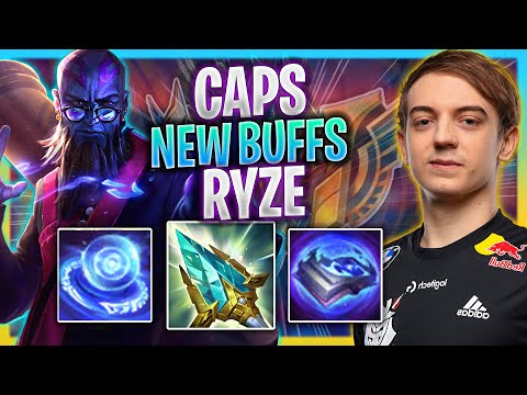 CAPS TRIES RYZE WITH NEW BUFFS! | G2 Caps Plays Ryze Mid vs Leblanc!  Season 2023