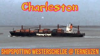 preview picture of video '03-01-2014 - Westerschelde - Terneuzen - Charleston Express'