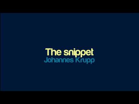 Johannes Krupp - The snippet