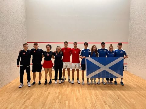 Poland vs Scotland  - ESF European Mixed Team u19 Squash Championships 2023