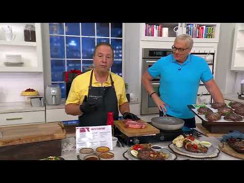 Rastelli's (10) 9-oz Reserve Black Angus Ribeye Steaks on QVC