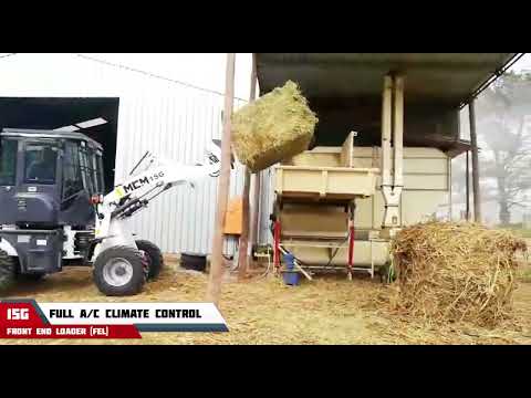 MCM's 15G Front End Loader Handling Big Pack Bales on Farm