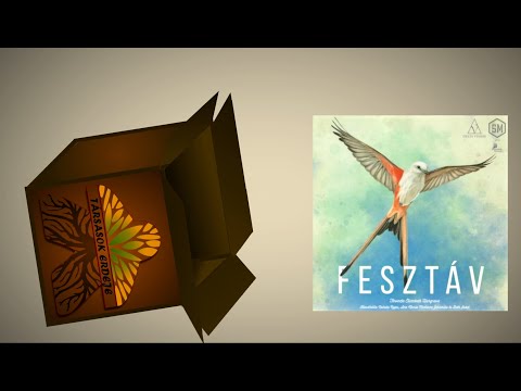 Fesztáv kibontás - Wingspan unboxing - Társasok Erdeje