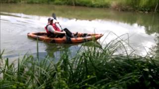 Galaxy Cruz kayak -  super stable on canal