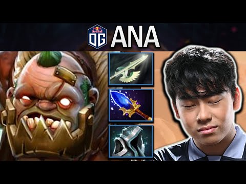 Pudge Dota 2 Gameplay : OG.Ana with 21 Kills and Halberg #dota #dota2