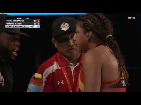 USMC Junioren- und U16-Meisterschaften | 61 kg Juniorinnen Freistil | Taina Fernandez gegen Maddi...