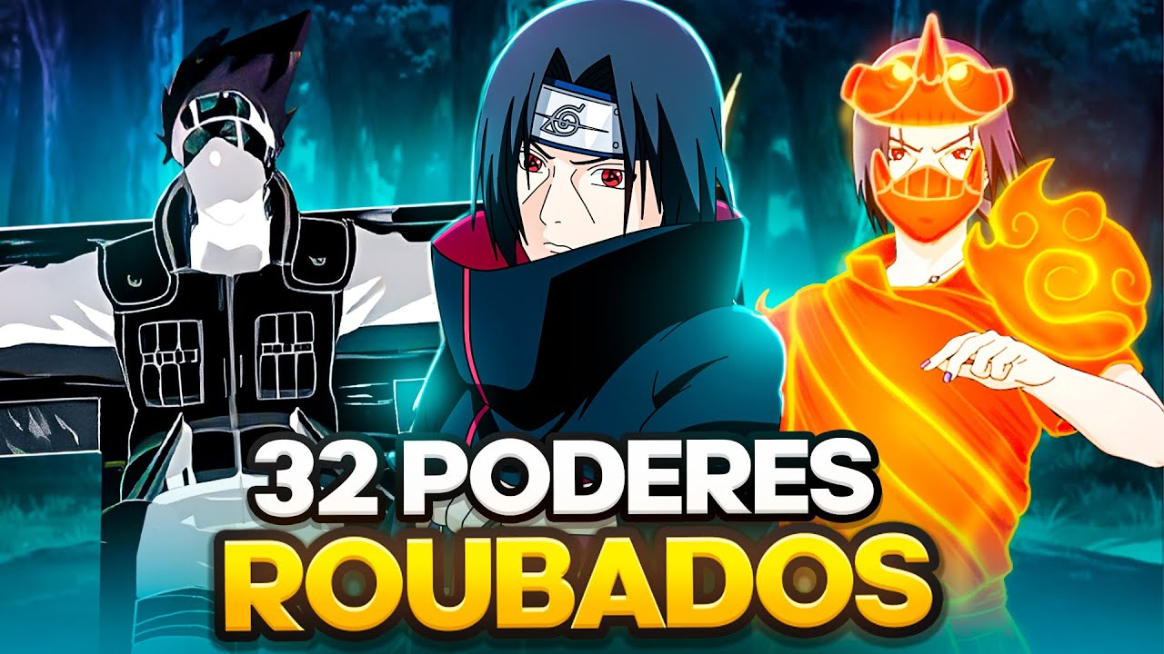 TODOS OS PODERES DE ITACHI UCHIHA EM NARUTO | 32 JUTSUS