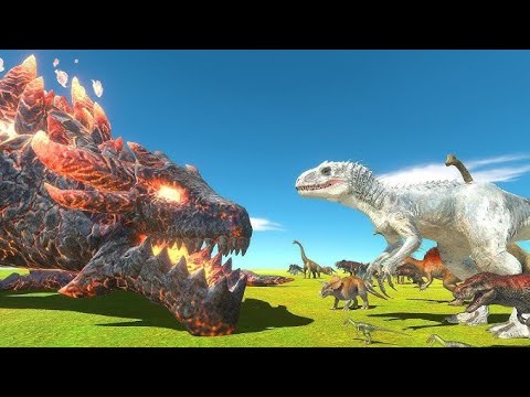 Growing Colossal Titan vs Growing Tiger Colossal Titan - Animal Revolt Battle Simulator