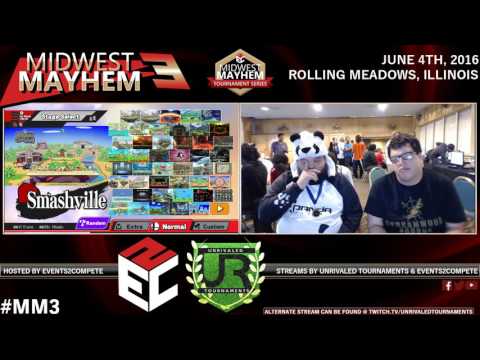 Midwest Mayhem 3 – Pools – E2C l Rickles (Cloud, Ganondorf) vs. PG l MVD (Diddy Kong)