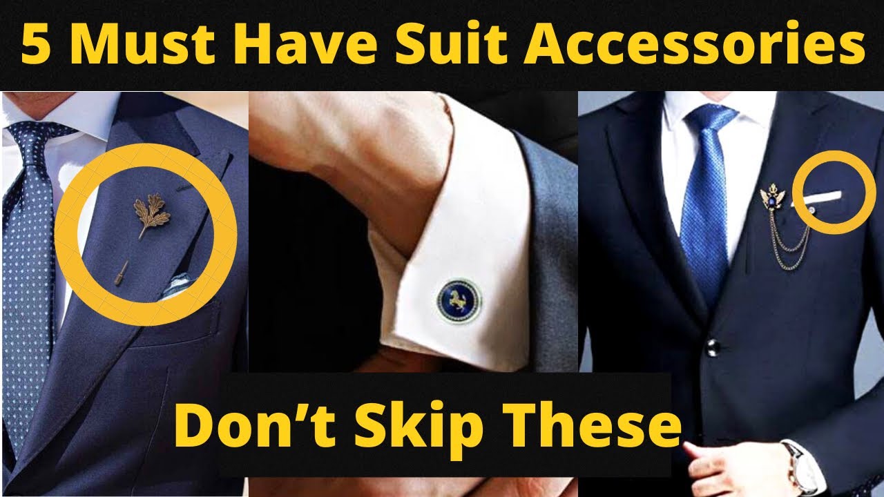 Suit Accessories For Men | Formal Dress Tips